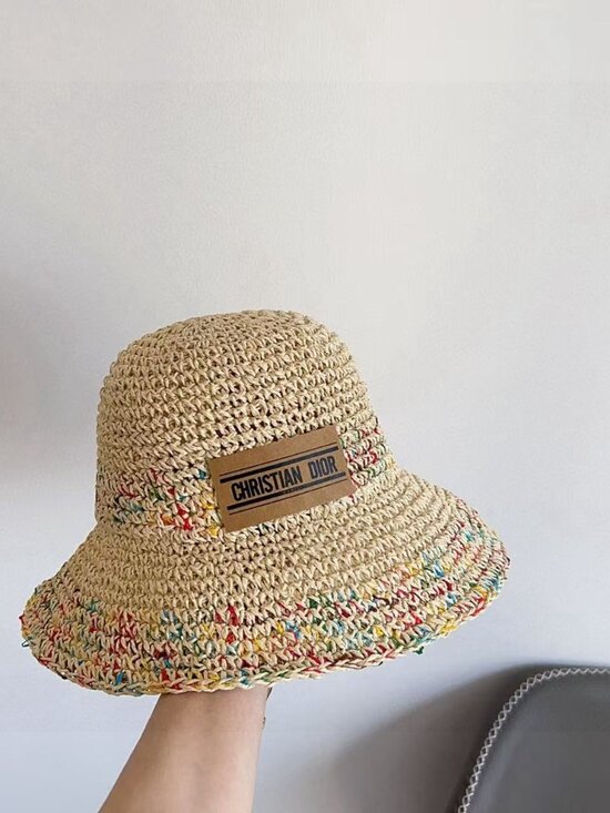 Dior handmade straw hat?